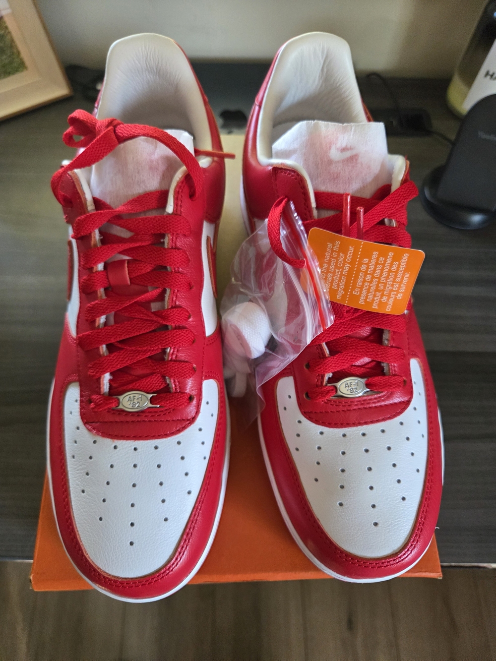 Nike Air Force 1 Low x Terror Squad Men's Size 10.5 Red/White. Brand New.